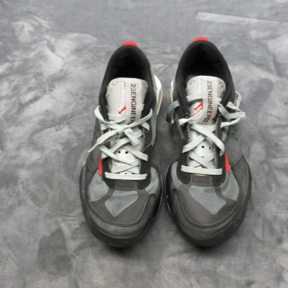 Jordan Air‎ 200E Sneakers Mens 11.5 Black Low Top Cushioned Lace Athletic Chunky